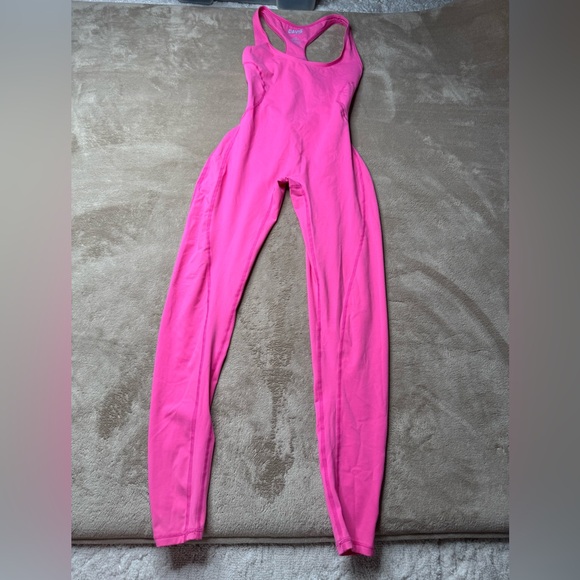 Davis Active Pants - Neon Pink Women's One-Piece Active Jumpsuit Leggings